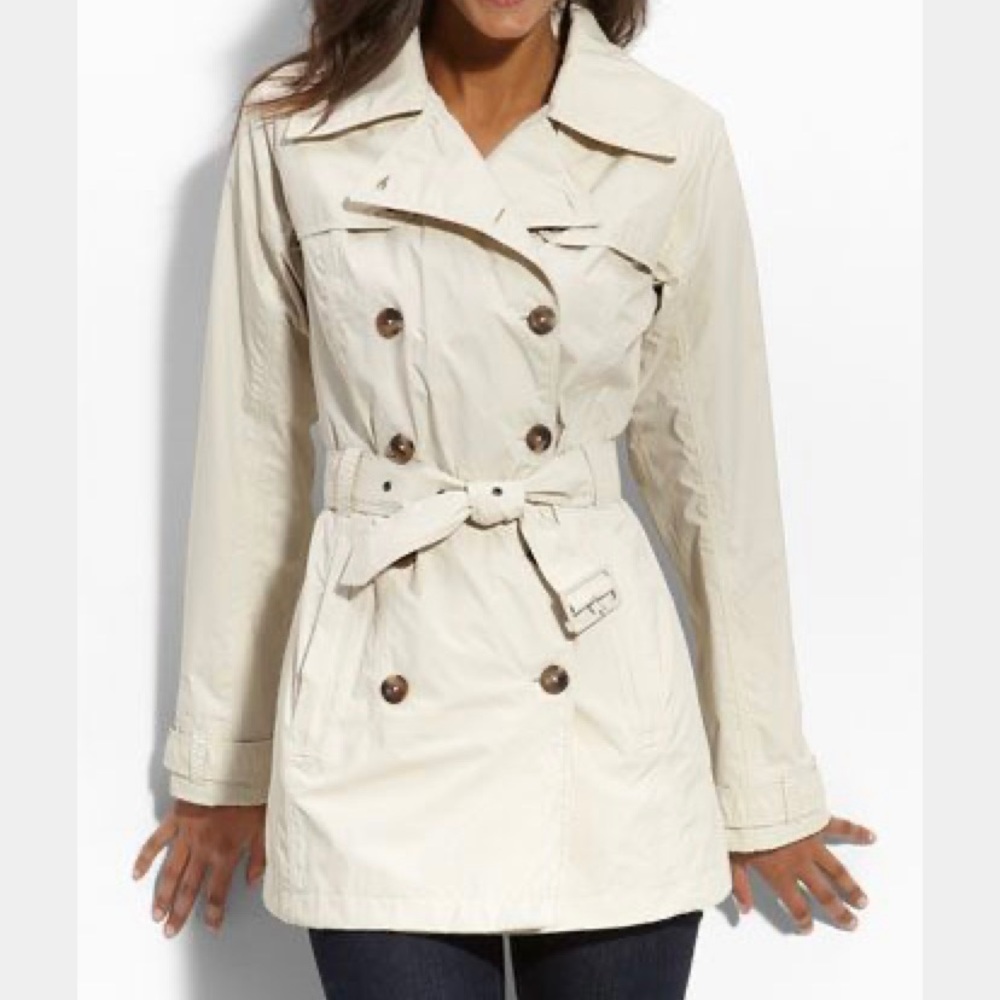 North Face maya trench coat S